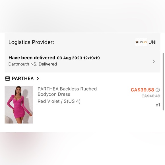 Hot Pink Bodycon Dress - Picture 8 of 9